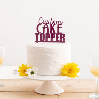 Personalised and Custom Made Party Wedding Or Birthday Cake Topper