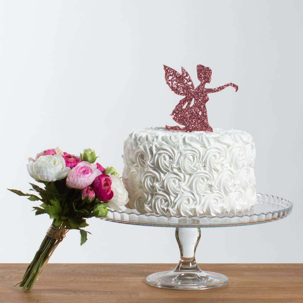 Customise princess/fairy birthday cake with butterflies, Food & Drinks,  Homemade Bakes on Carousell