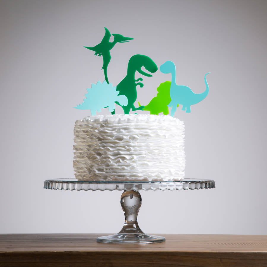 Mini Dinosaurs Party Cake Topper Collection