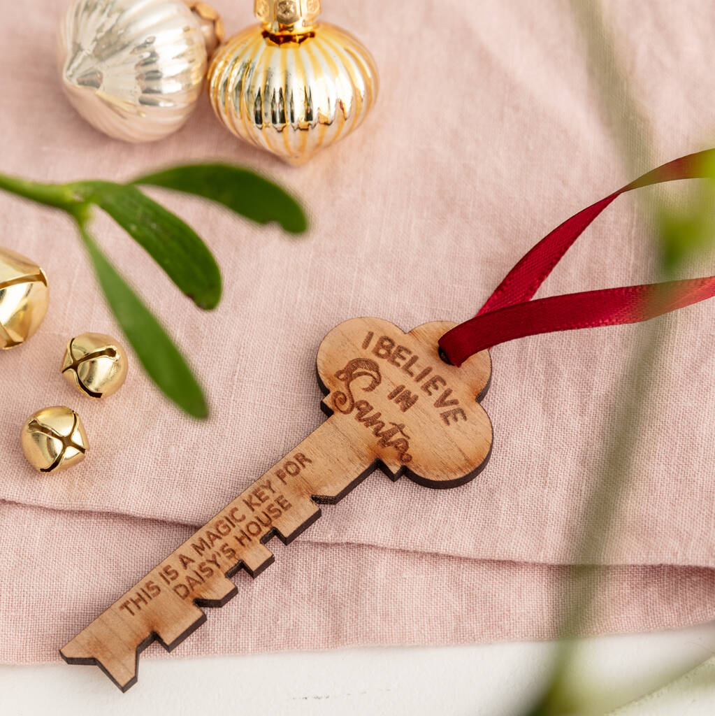 Personalised I Believe Santa's Magic Key
