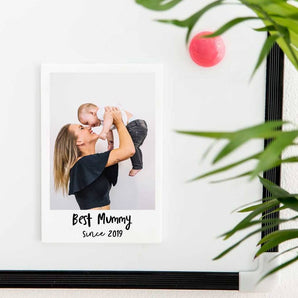 Personalised Mother's Day Photo Magnet With Message