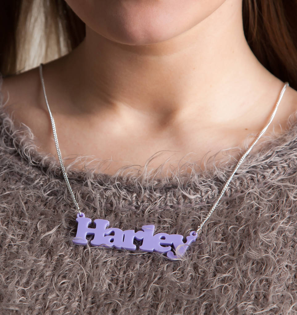 Personalised Bold Style Name Necklace