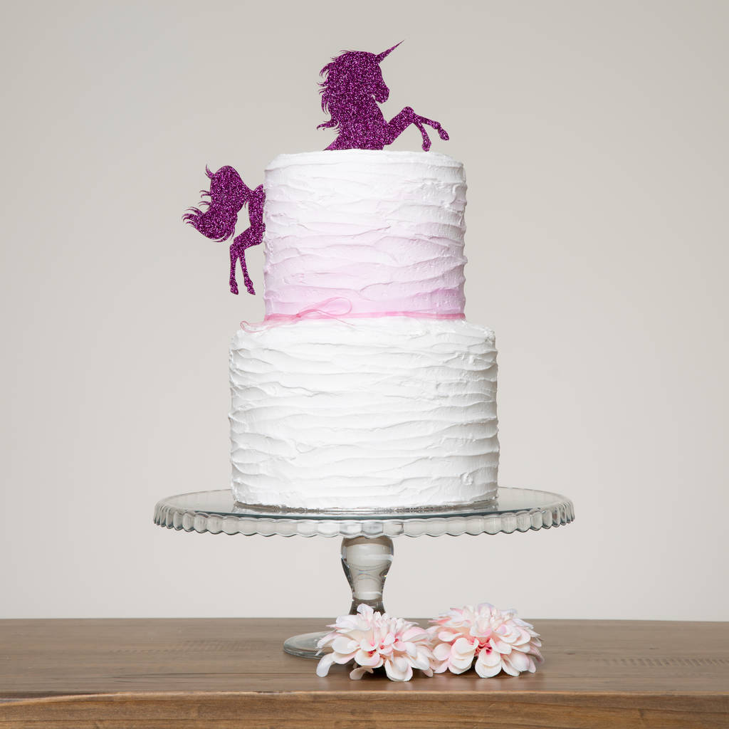 Unicorn Cake Acrylic Topper Decoration