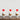 Set of Six Love Heart Cupcake Decorations